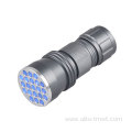 Aluminum Alloy 21 LED 395nm UV LED Flashlight